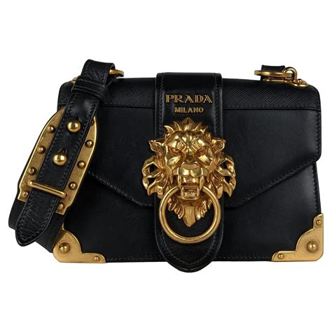 prada lion bag|prada animal lion shoulder bag.